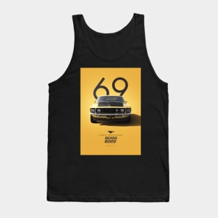 Ford Mustang Boss 302 Artwork Tank Top